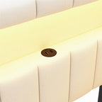 Upholstered Platform Bed with USB Ports & LED Lighting - Full/Twin Size Bed Frame with 2 Storage Drawers - Modern Bedroom