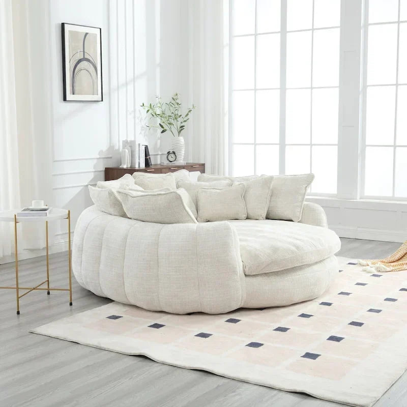 Comfortable Double Loaf Sofa Bed, Oversized Sofa Bed with Armrests