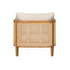Christopher Knight Home Maciej 3 Piece Outdoor Rustic Acacia Wood and Rattan Seating Set