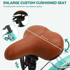 Moasis24/ 26 7-speed Cruiser Bike Adjustable Step Through Bike Commute Bike Bicycle