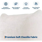 Chenille Fabric Modular Love Seat Sofa, 2-Seater Cloud sofa with High Resilience Sponge, Small Space Boneless Sofa