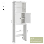 Futzca Over The Toilet Storage Cabinet with Door