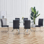 Modern Dining Chairs PU Faux Leather set of 4