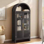 Arched Cabinet Wooden Display Cabinet
